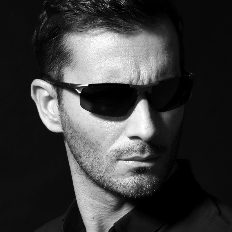 Aluminum HD Polarized Photochromic Sunglasses Men Eyewear Driving Sport Glasses