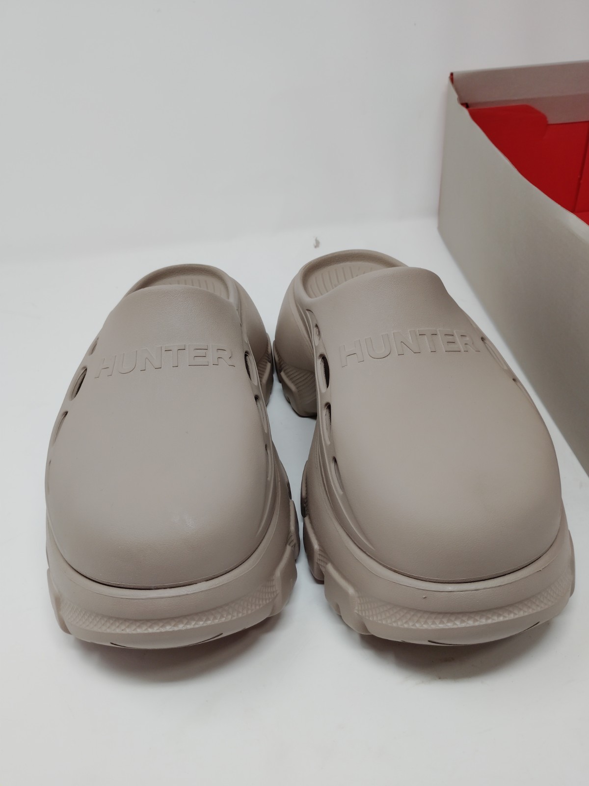 Hunter Bryce Platform Clogs Women’s Size 9 Light Natural Mules Shoes Sandals