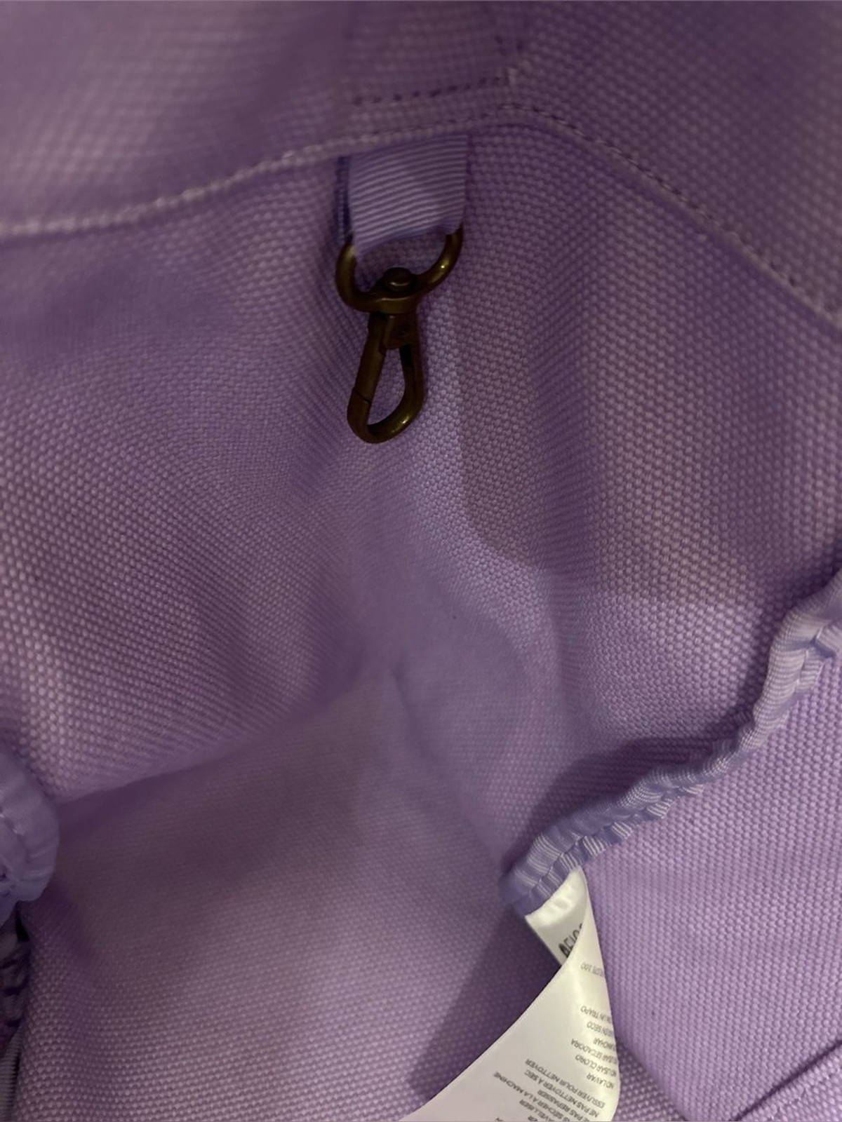 FIGS U Limited Edition Lilac Canvas Tote Bag
