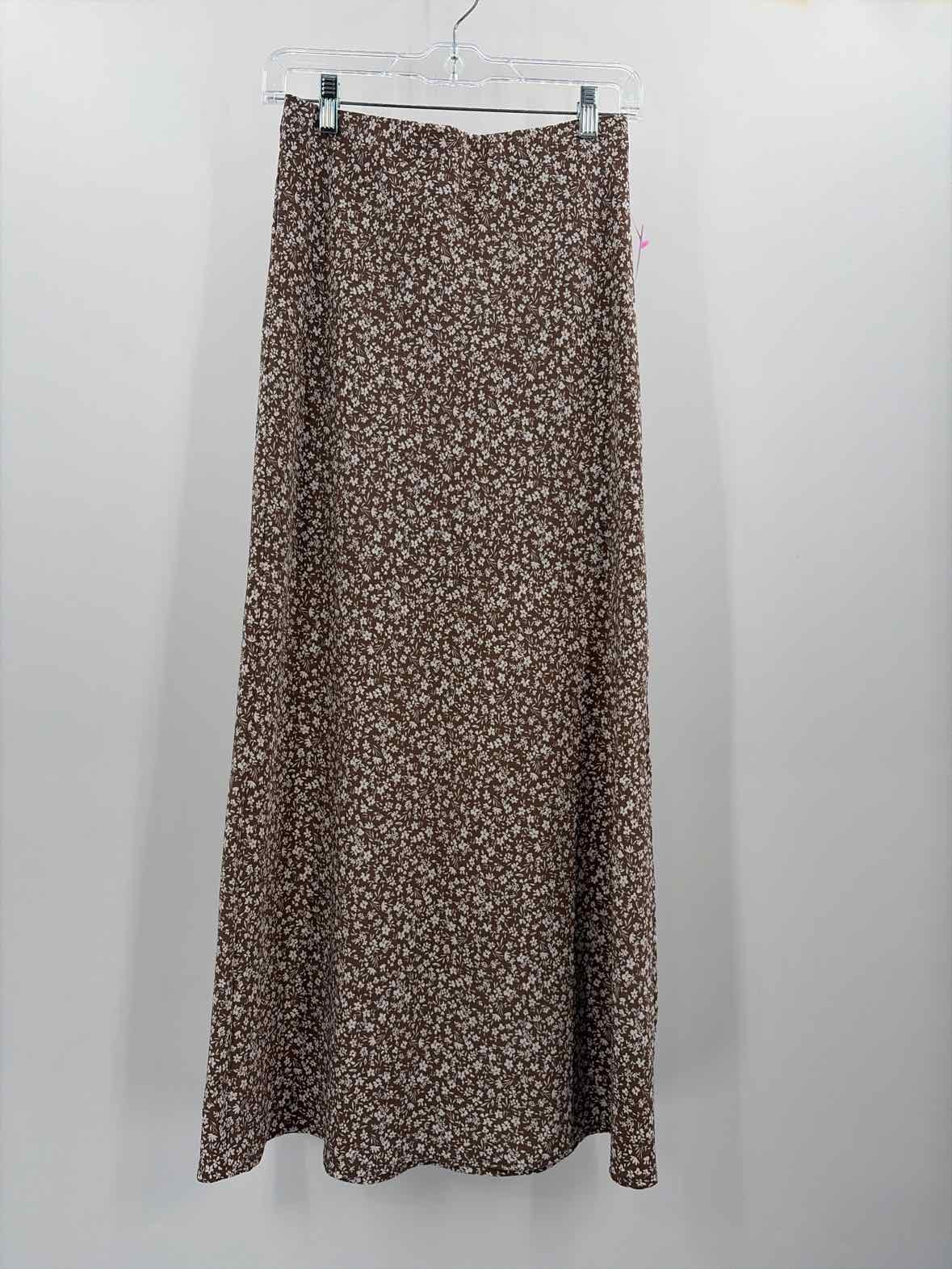 Pre-Owned Altar’d State Tan Size Medium Maxi Skirt