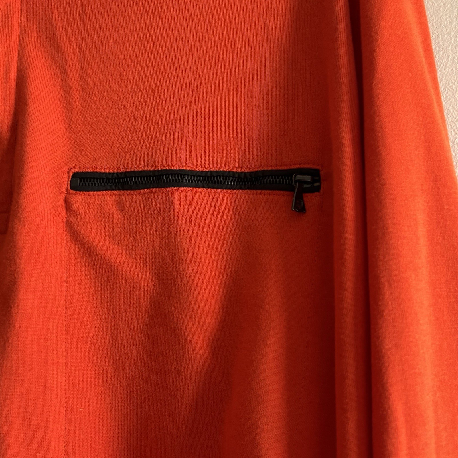 Victorinox Men Large Swiss Army Red Sweater 1/4 Zip Elbow Patch Cotton Blend NWT