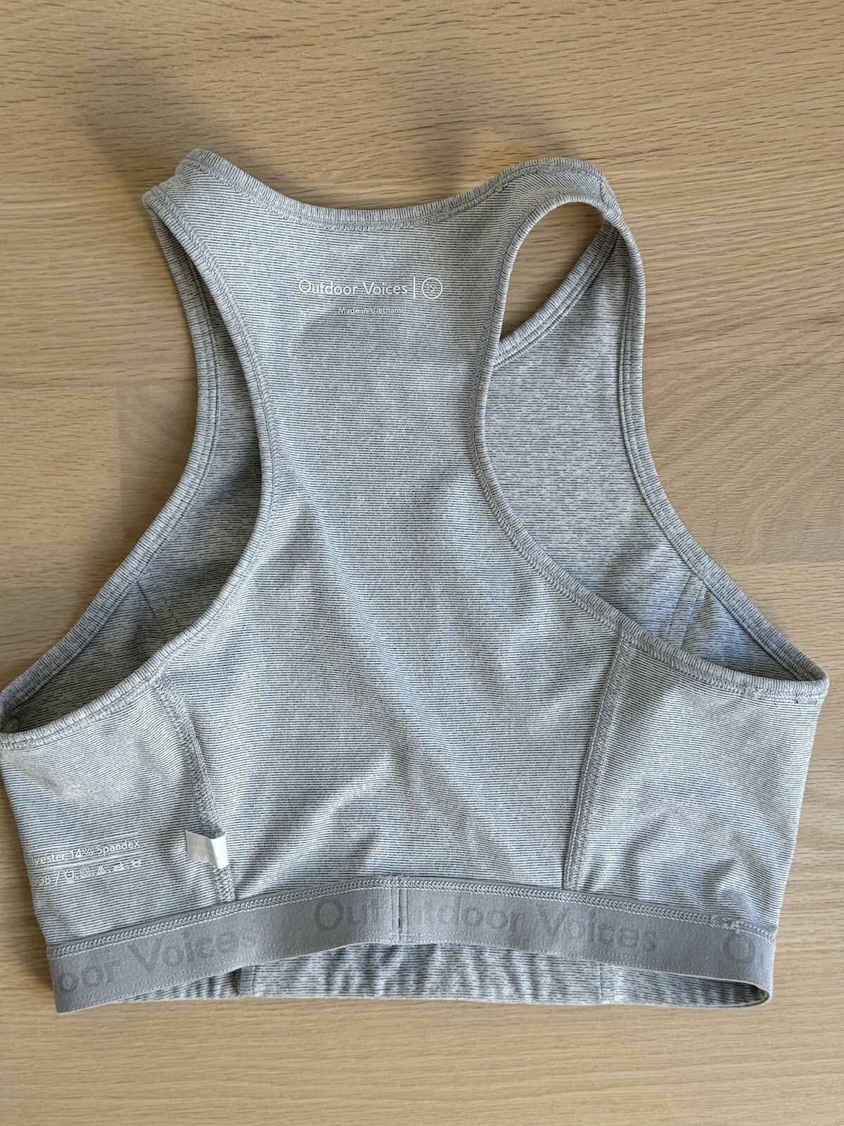 Outdoor Voices High Neck Sports Bra Size S Gym Workout Running
