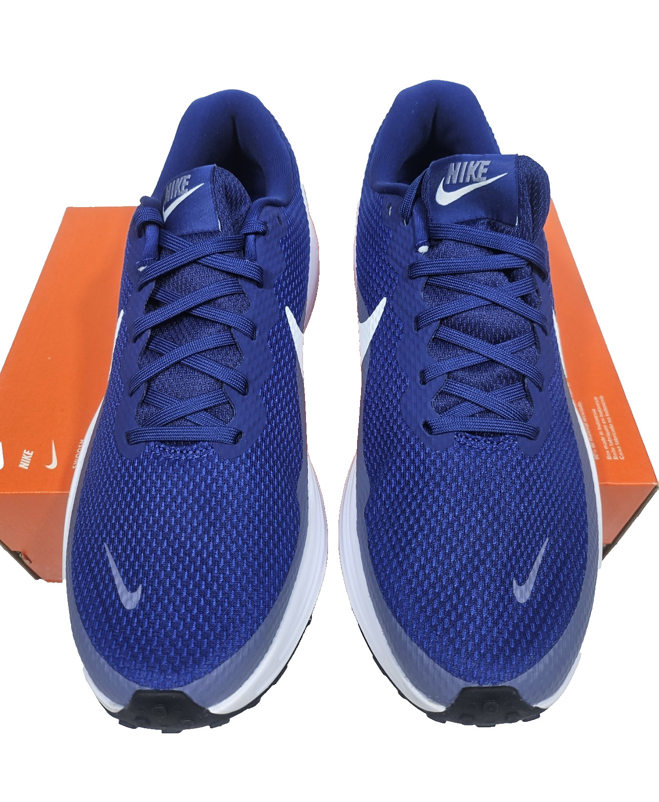 Men’s Nike Shoes Size 8 Revolution 8 Royal Blue White Sneakers Cushioned Lace