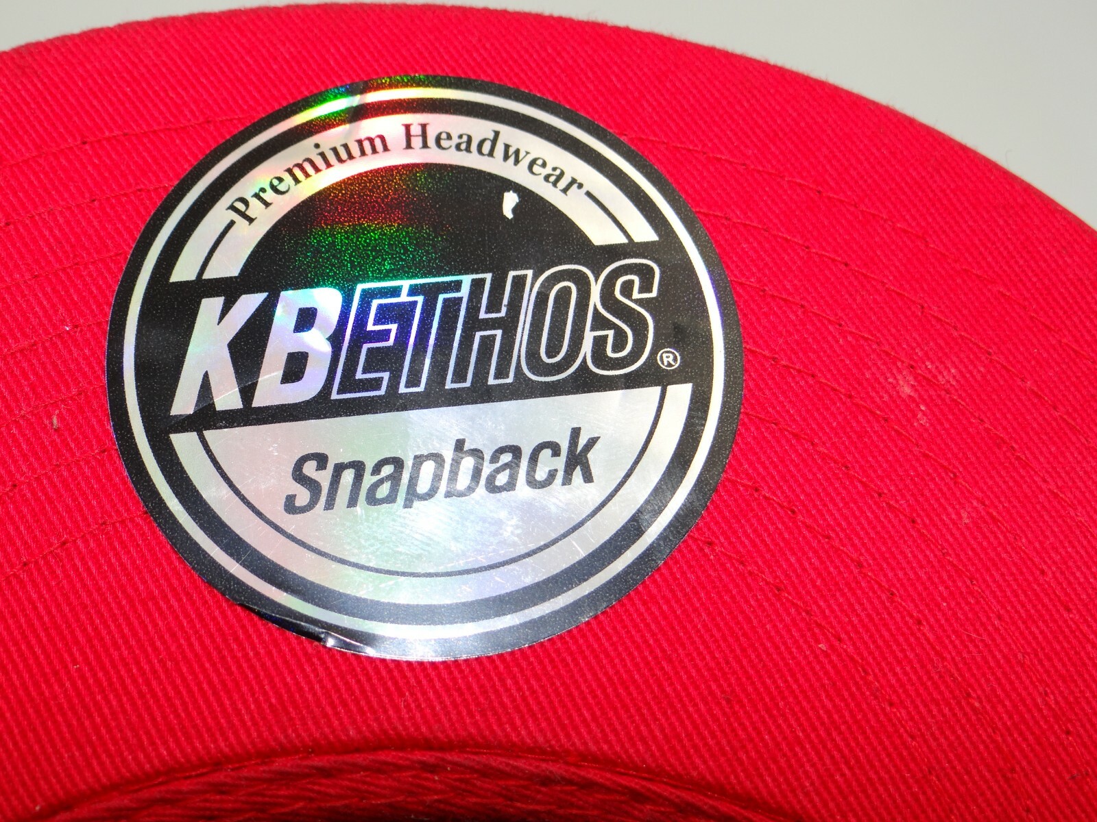 Kbethos Snapback 100% Red Fresh New York Hat