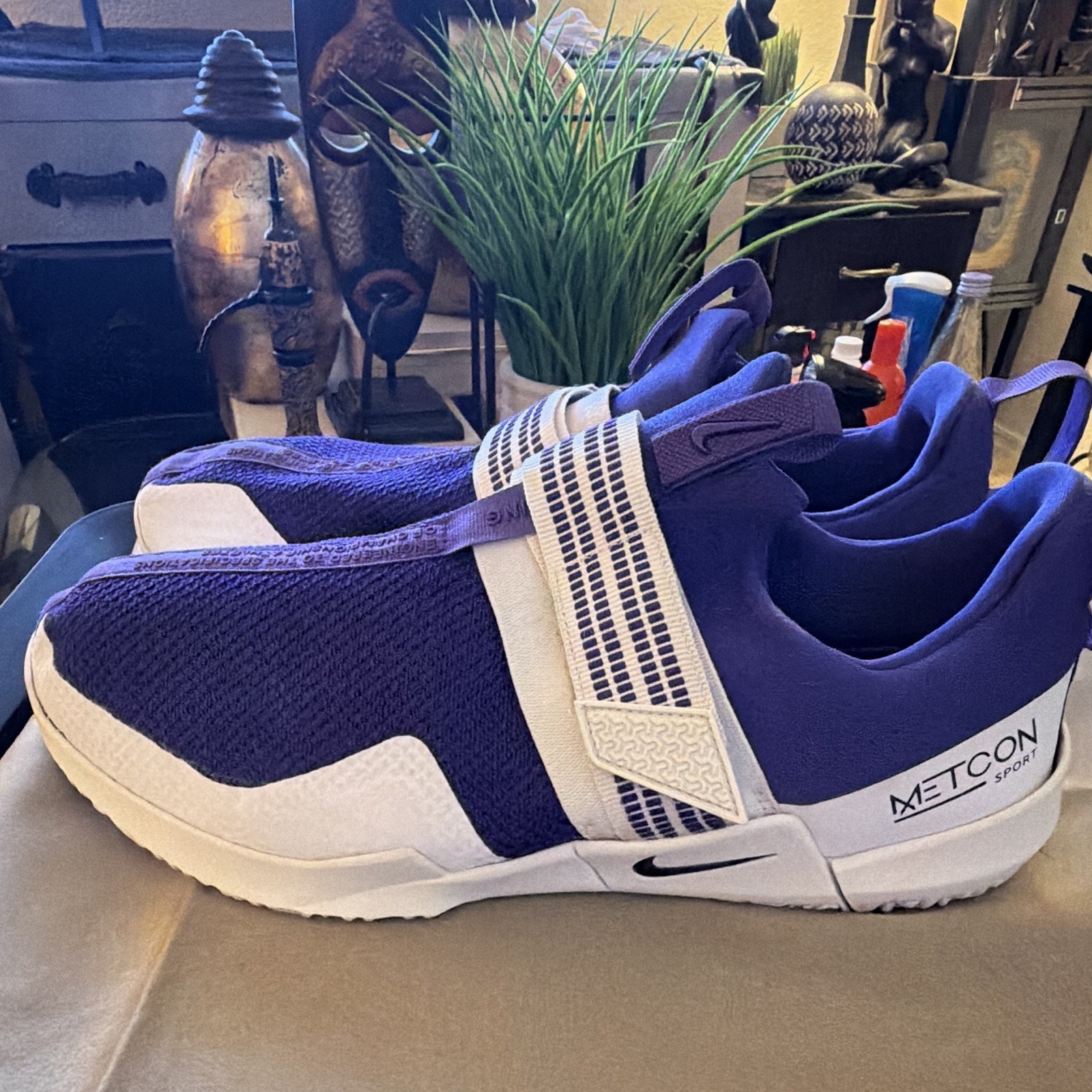 Nike Metcon Sport Purple/White Men’s Low Top Slip-On Sneakers Gym Training