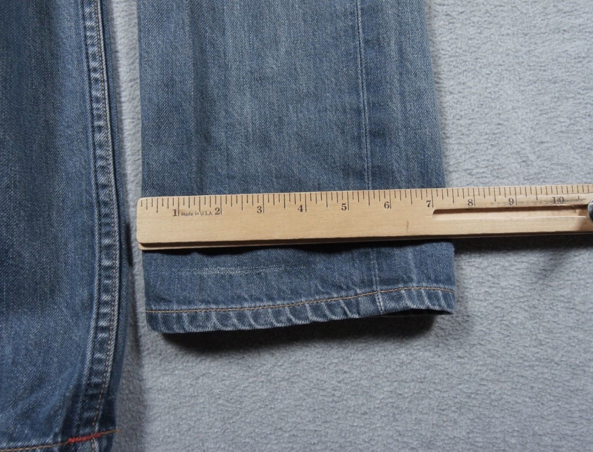 *RARE*Gustin Jeans #29 Sz. 31×32 Selvedge Straight Light Italy 11 oz fit 29×32