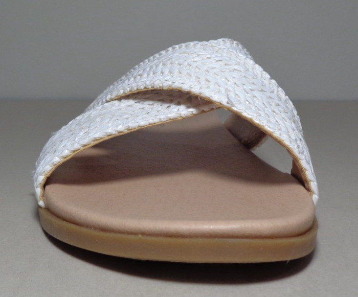 Draper Size 7 M / ALEX / White / Raffia Woven Sandals / New Women’s Shoes