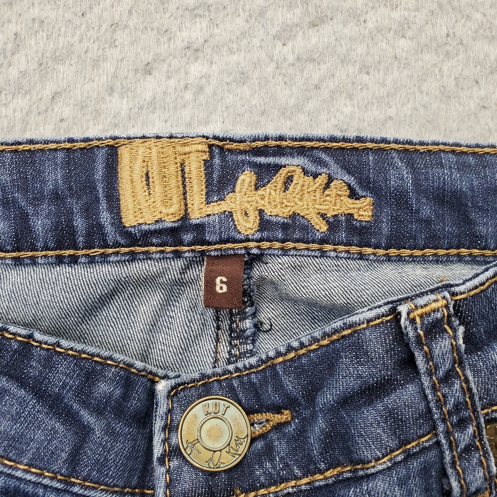 KUT from the Kloth Jeans Womens 6 Blue Denim Slim Fit Stretch 5-Pocket Design