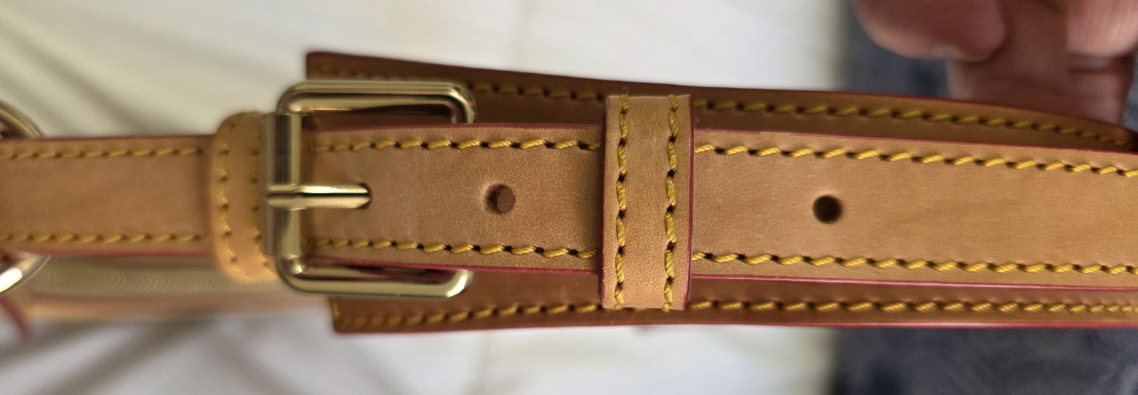Dooney & Bourke Logo Crescent Small Shoulder Bag Tan/Burgundy NWOT