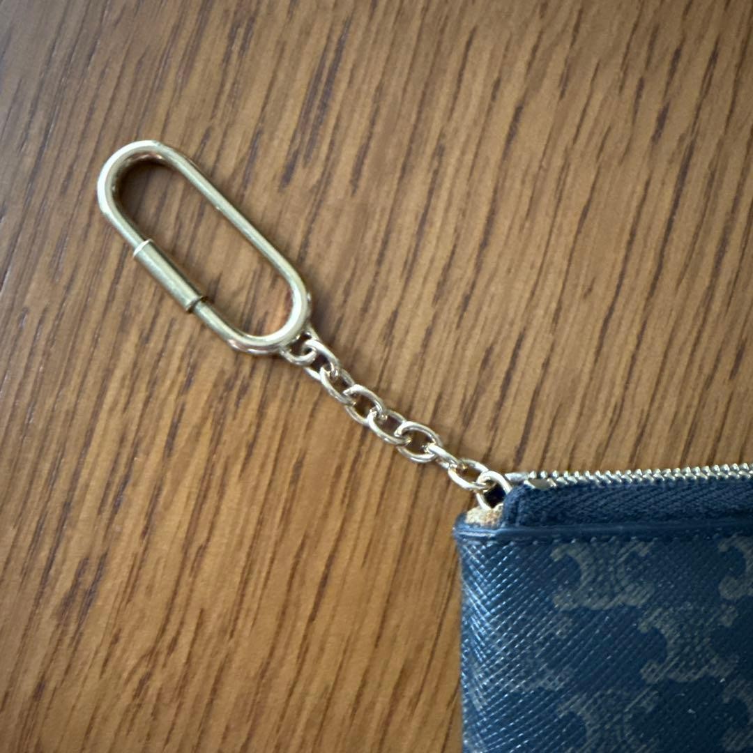 CELINE logo coin case Celine Triomphe