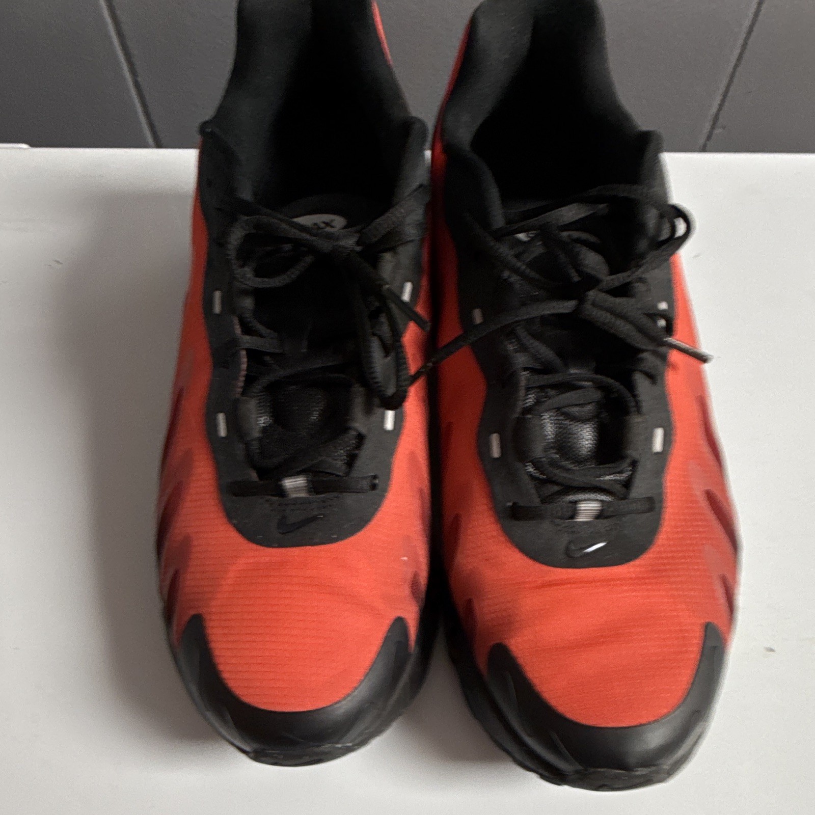 Nike Air Max DN8 Black Bright Crimson Low Top Mesh Lace Up Sneakers FQ7860-008