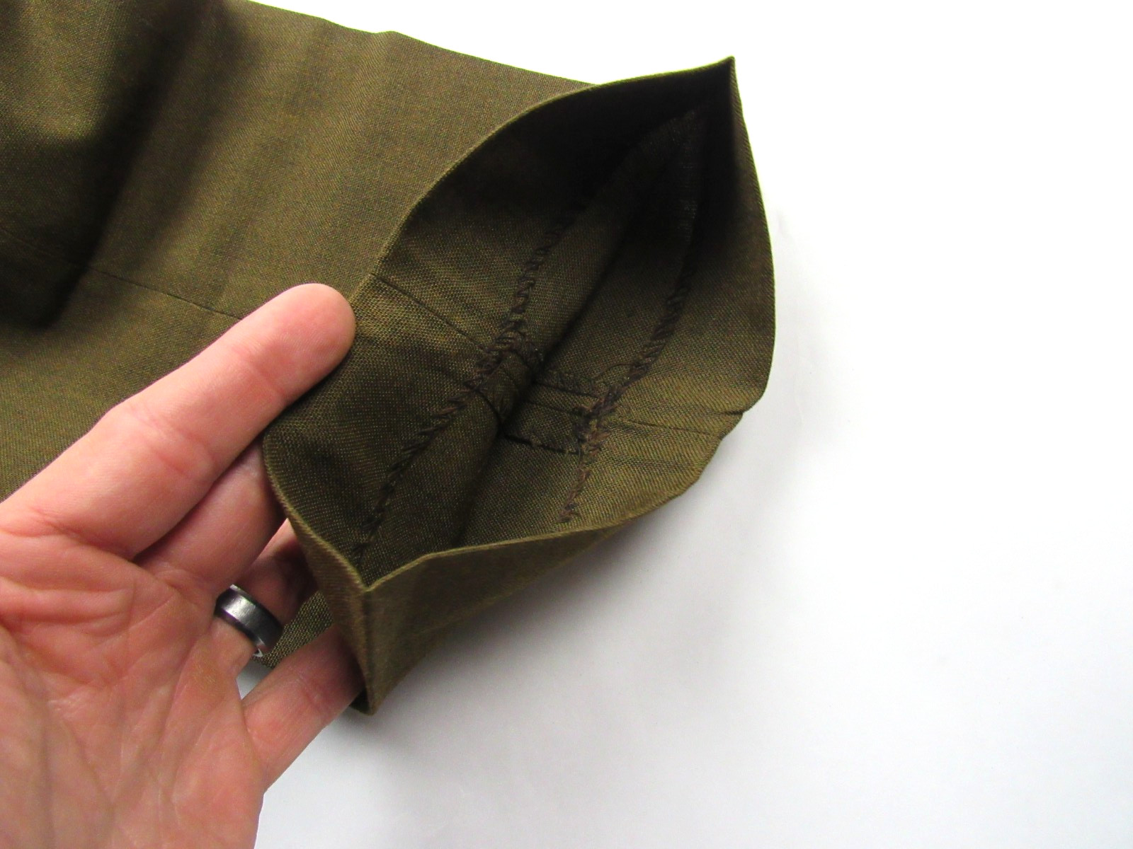 Vtg 1960s Wright Ever-Pressed Wool Mod Dress Pants Trousers 28.5 x 28.5 Tapered