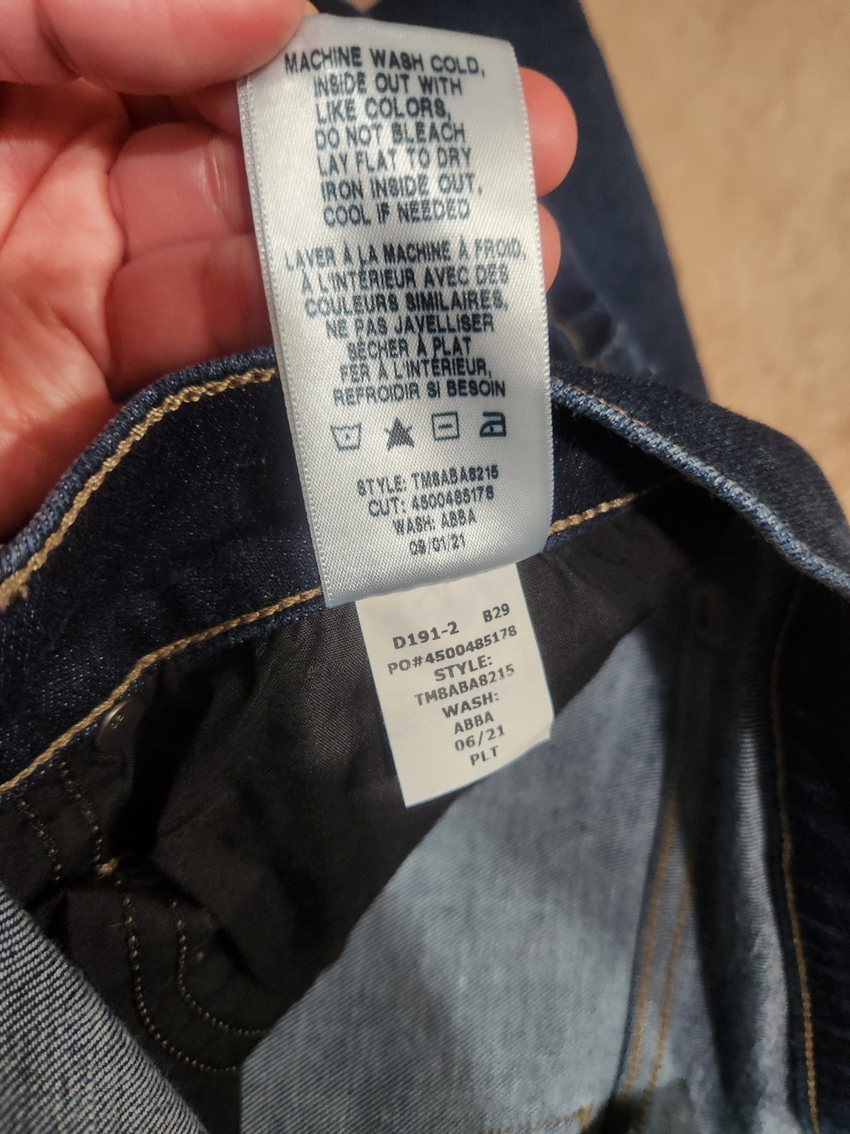 JOE’S Men’s Slim Straight Dark Wash Blue Stretch Denim Jeans 31×32