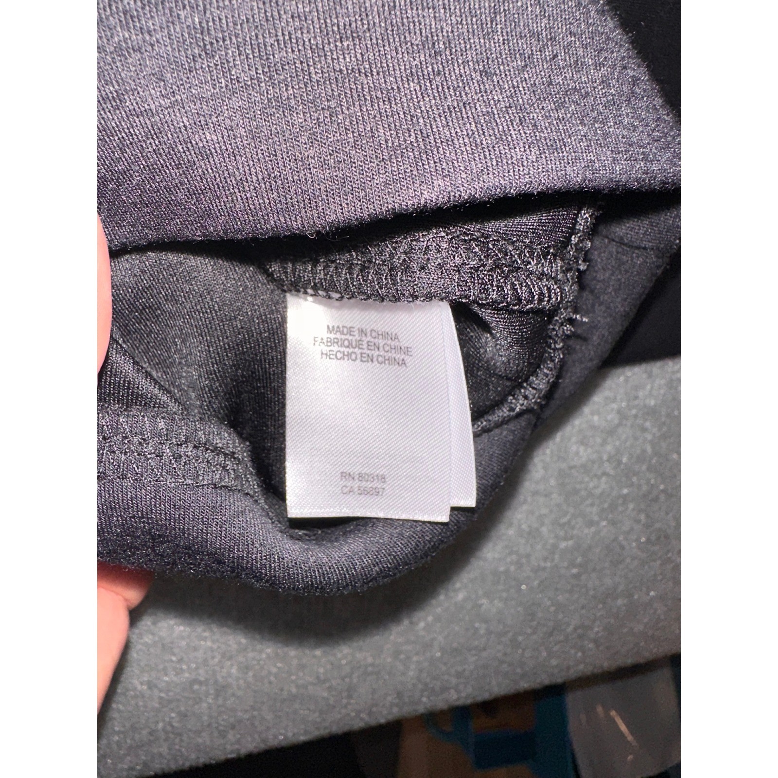 Lucky Brand Mens Black Pullover Hoodie Sweatshirt Size M Logo Patch Drawstring