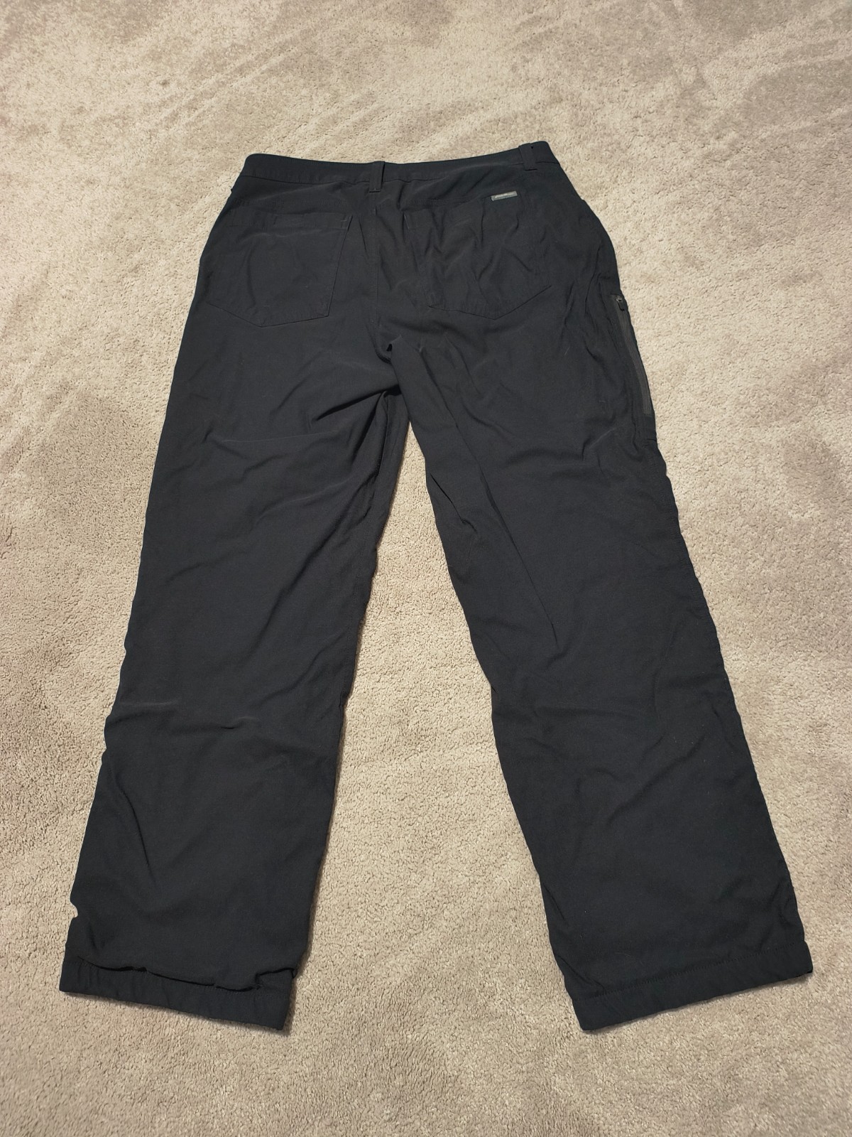Eddie Bauer Men’s Tech Pant 34×30 Fleece Lined 2-Way Stretch Black