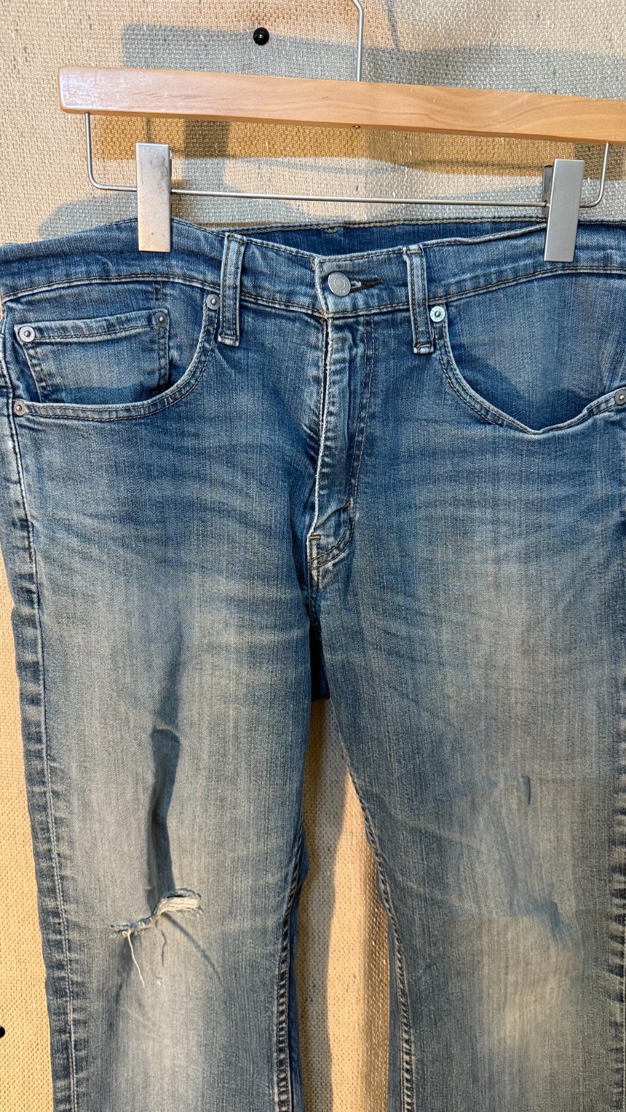 Levis 511 Jeans Lot 3 Pair Bundle 34×34 34×32 34×30 Distressed Paint