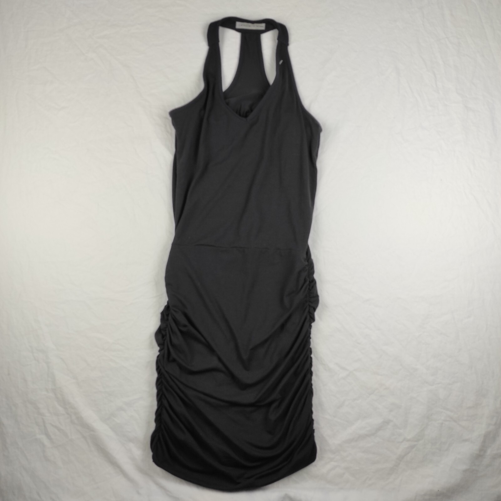 Athleta Sz XS Racerback Dress Black Athleisure Womens Polyester/Rayon