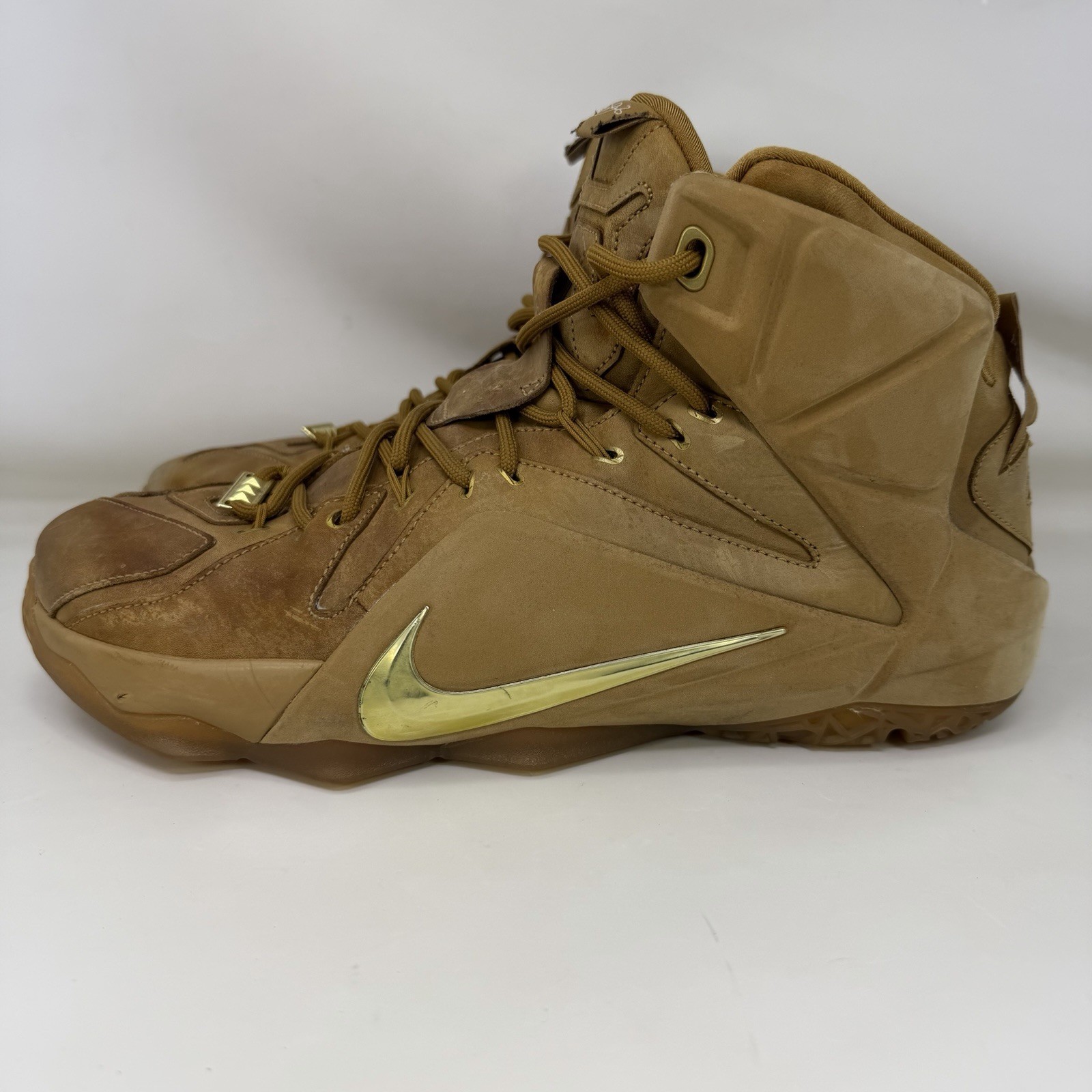 Nike LeBron 12 EXT Basketball Shoes Wheat Men’s Size 12