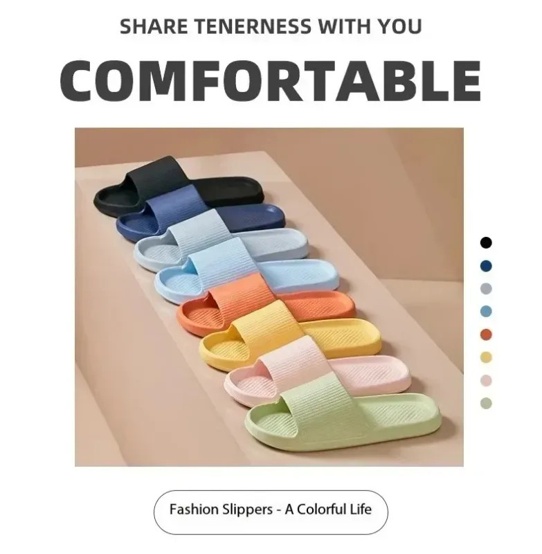 Massage Shower Slippers EVA Non Slip Waterproof Bathroom Slides Men Women