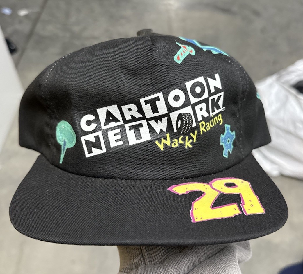 Cartoon Network Wacky Racing Vintage 1990s NASCAR SnapBack NEW DS AOP