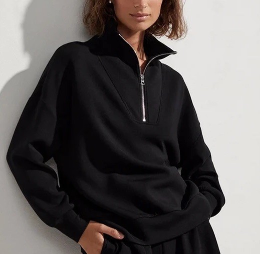 NWT Varley Hawley Half-Zip Sweatshirt – XS