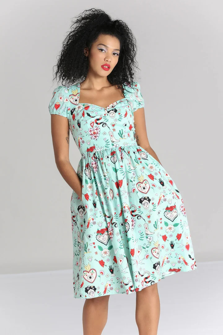 Hell bunny Tijuana Midi Dress L
