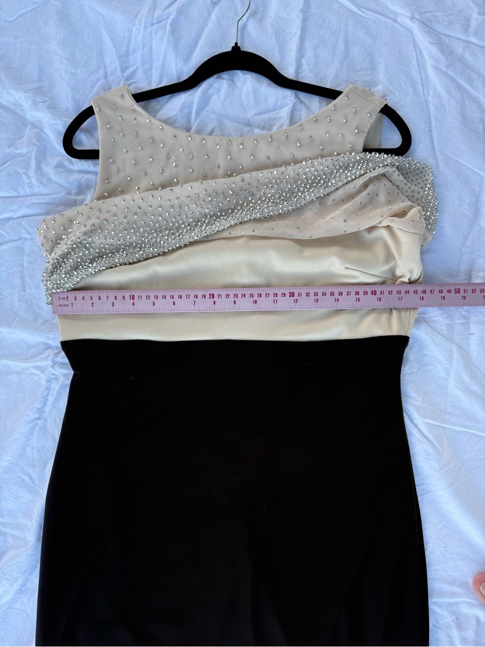 Frank Lyman Design Two-Tone Pencil Skirt Dress – Blush & Black