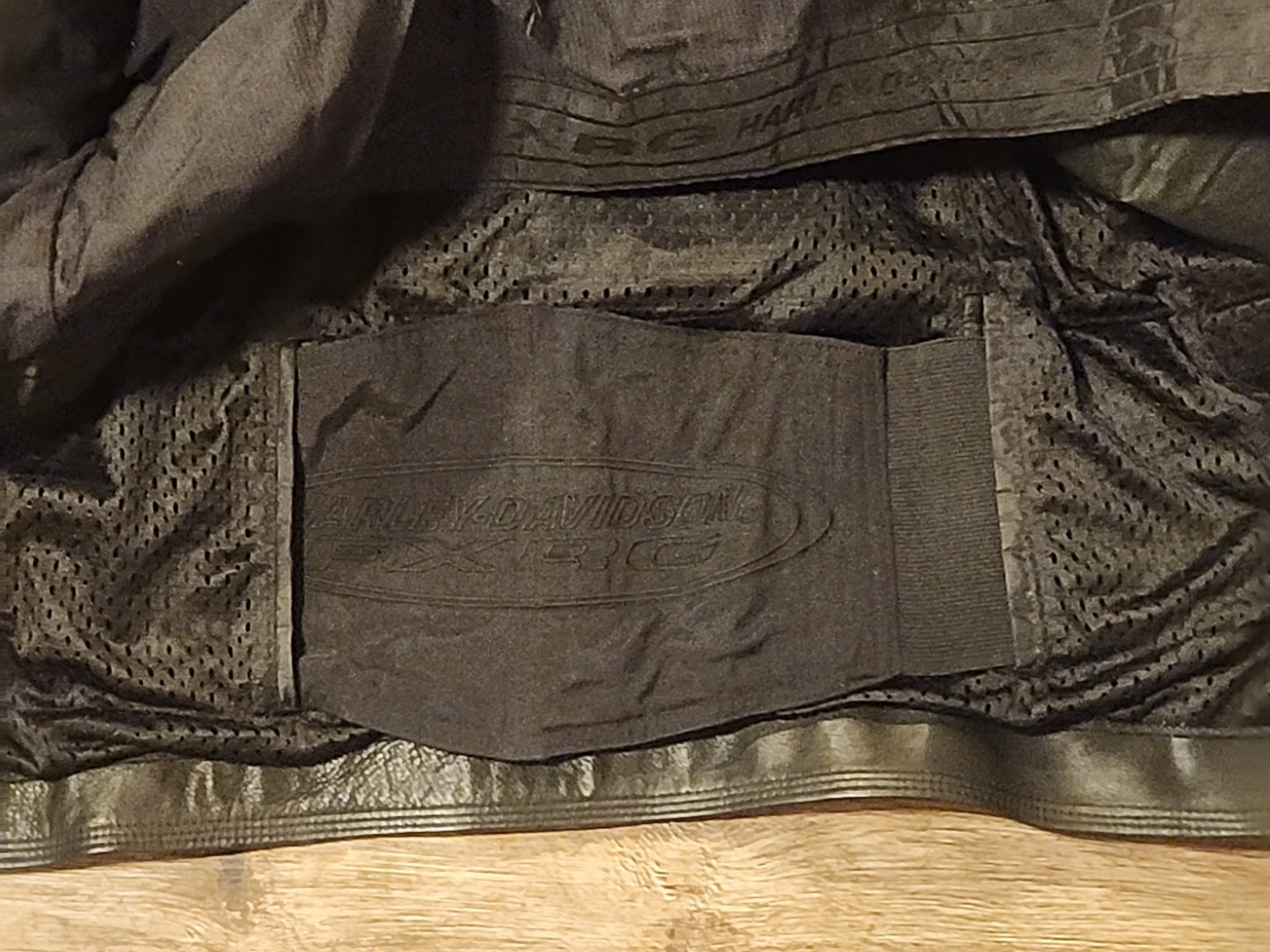 HARLEY DAVIDSON VTG 2000s Women’s Lg FXRG Series 1 Black Leather Vented Jacket