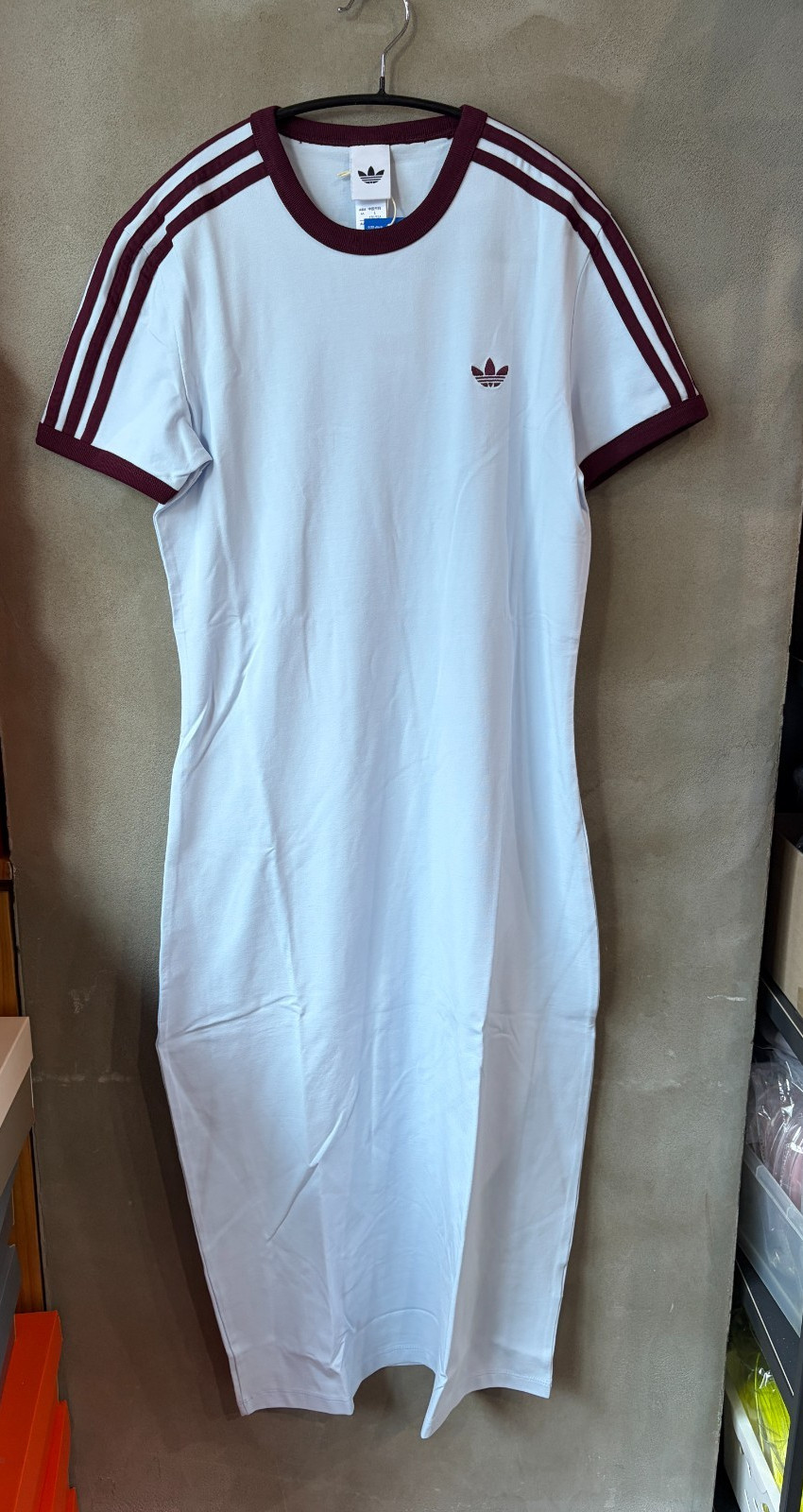 adidas Originals 3-Stripes Dress Slim Women Casual Lifestyle Top AsiaFit KD3694