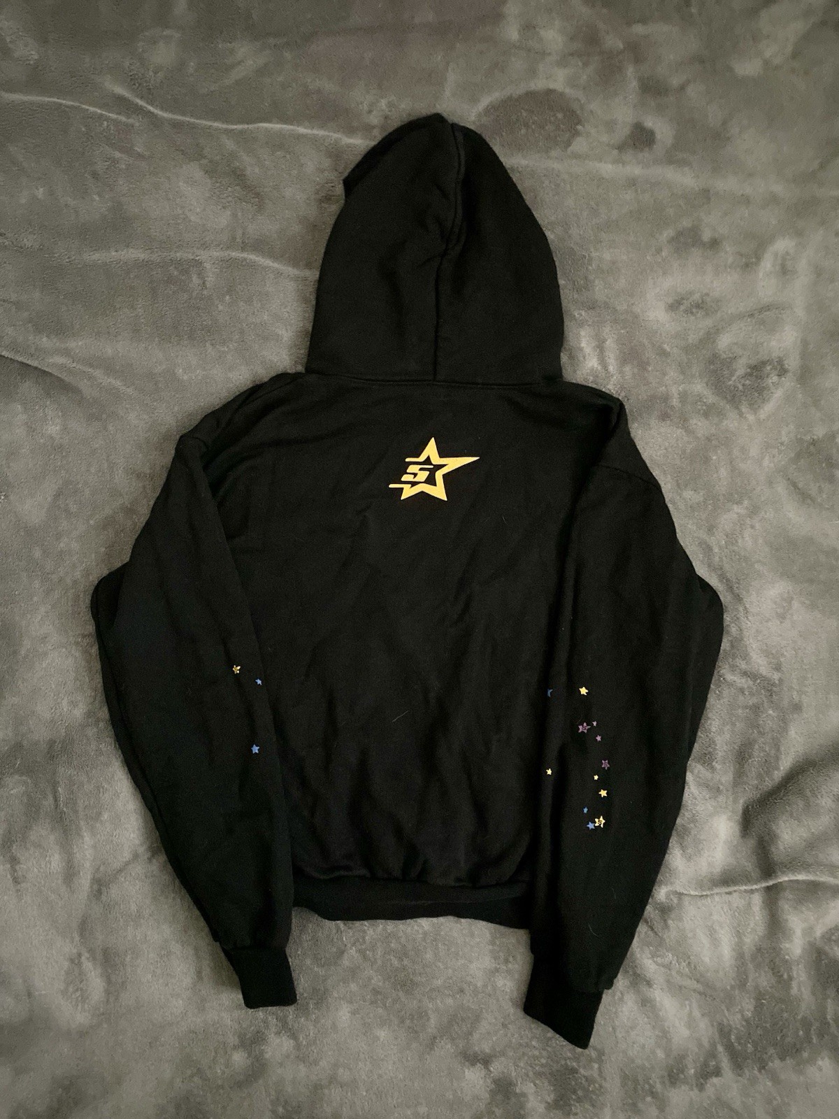 SP5DER “Nevermind The Spider” Black/Pink Hoodie