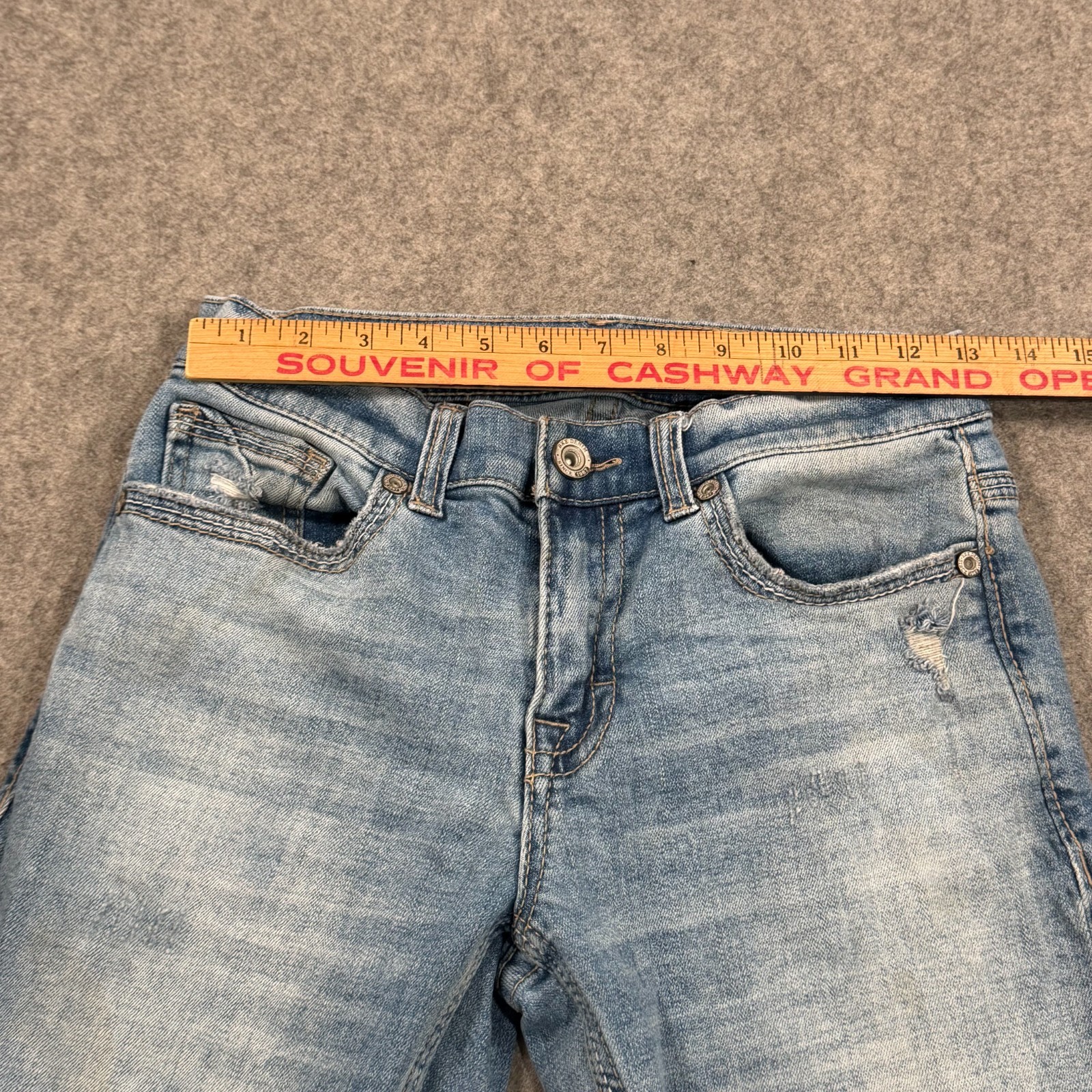 BKE Medium Wash Blue Stretch Denim Alec Slim-Straight Jeans Men’s Size 29×29*