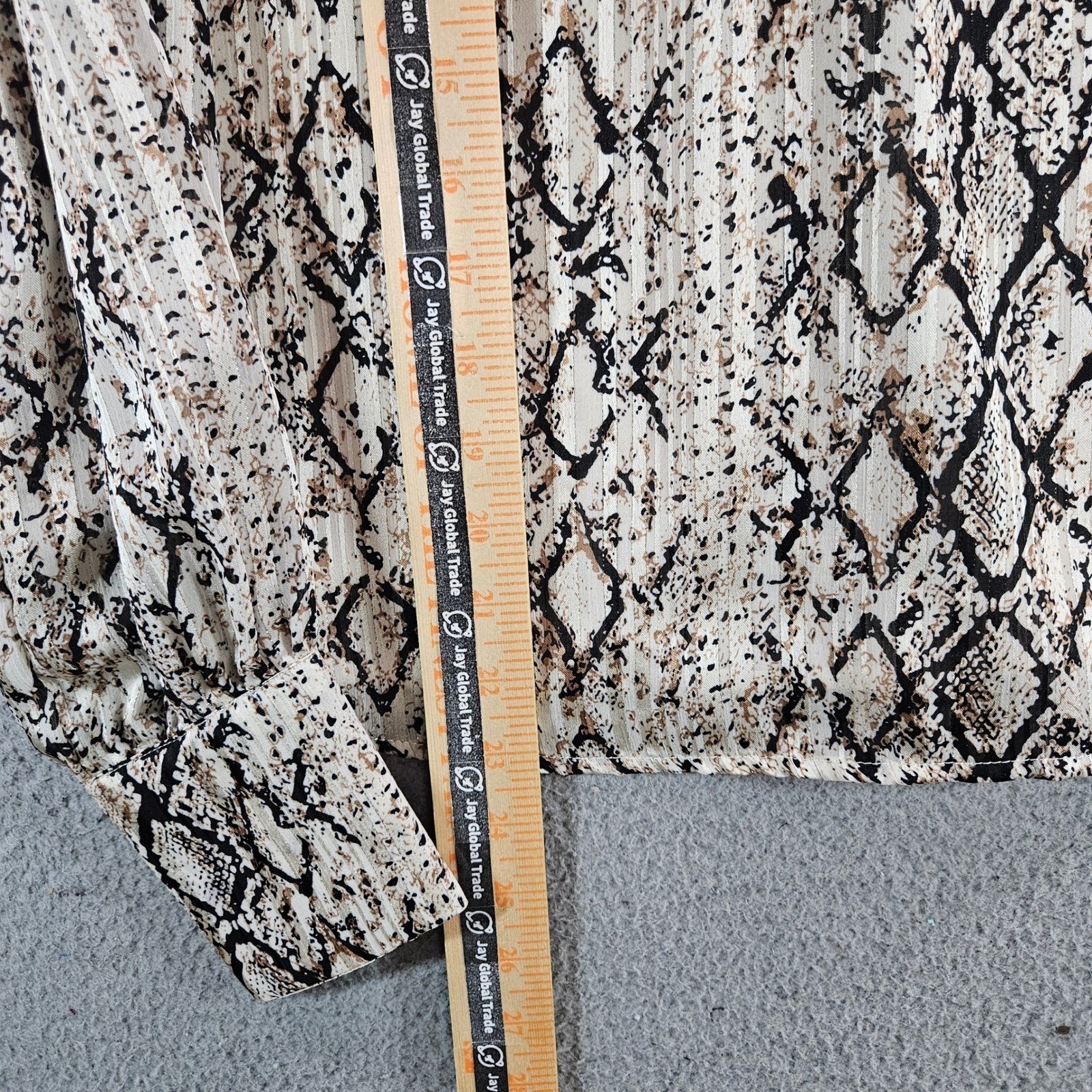 Joie Snake Print Bow Blouse Womens Small Tie Neck Top