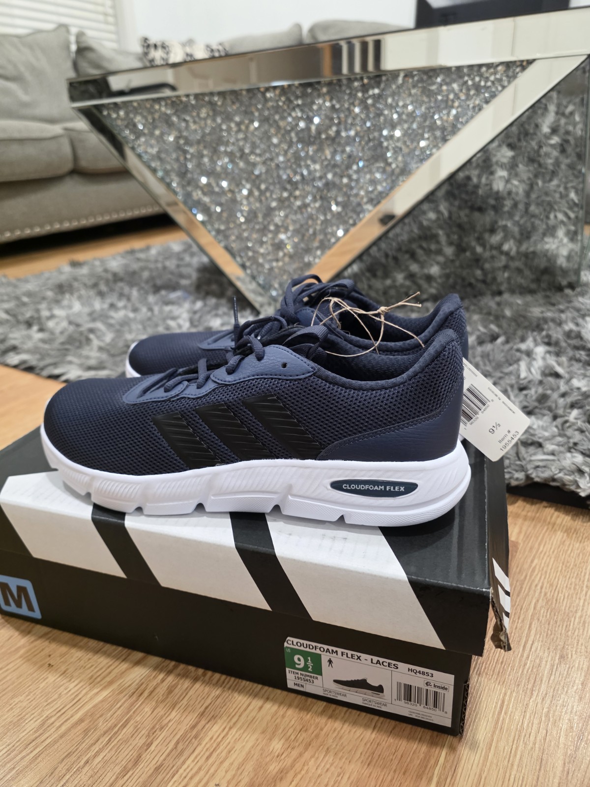Adidas Cloudfoam Flex-Laces sneakers in Shadow Navy (NEW) 9.5 MEN