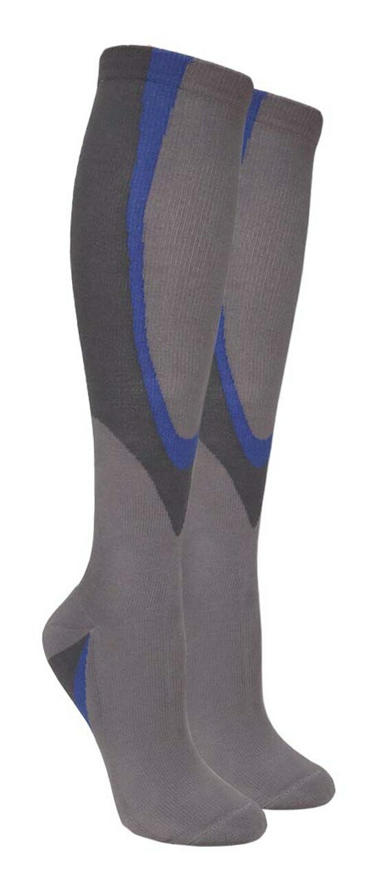 Mens Fine Fit Graduated Mild COMPRESSION 8-15 mmHg Over The Calf / Knee Socks