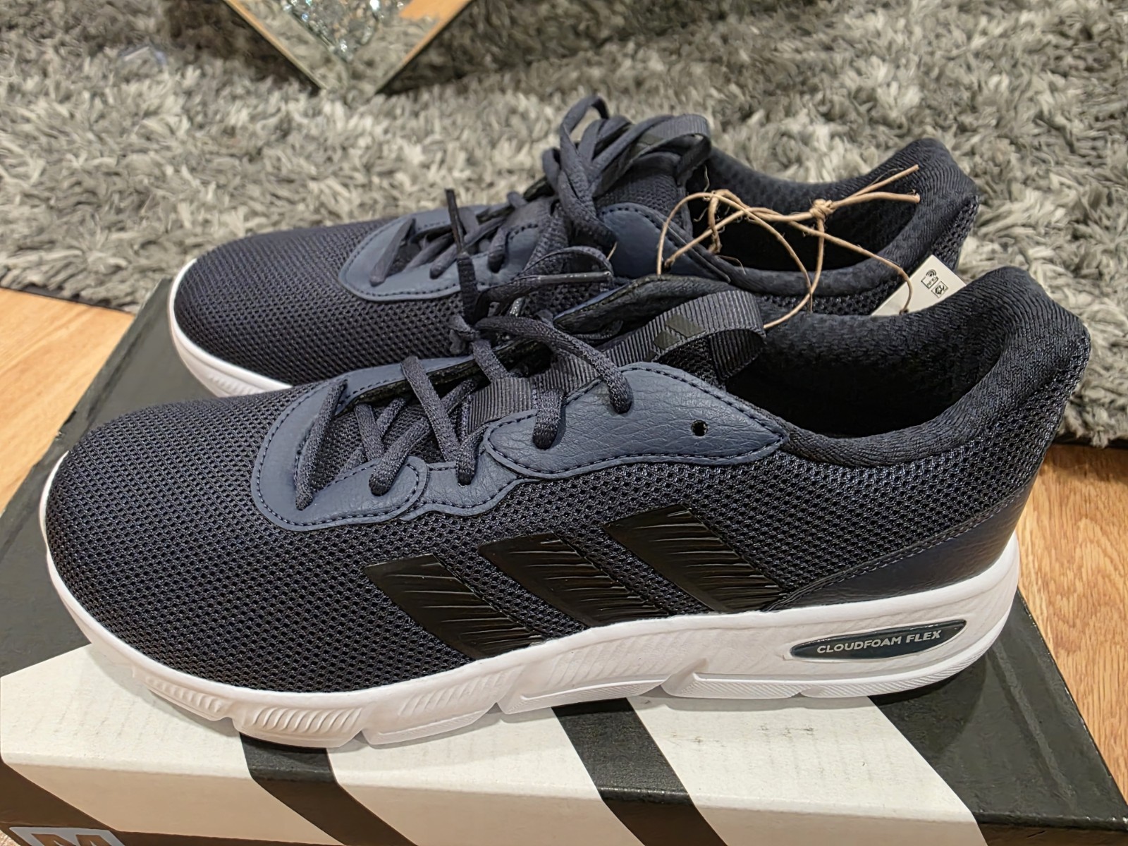 Adidas Cloudfoam Flex-Laces sneakers in Shadow Navy (NEW) 9.5 MEN