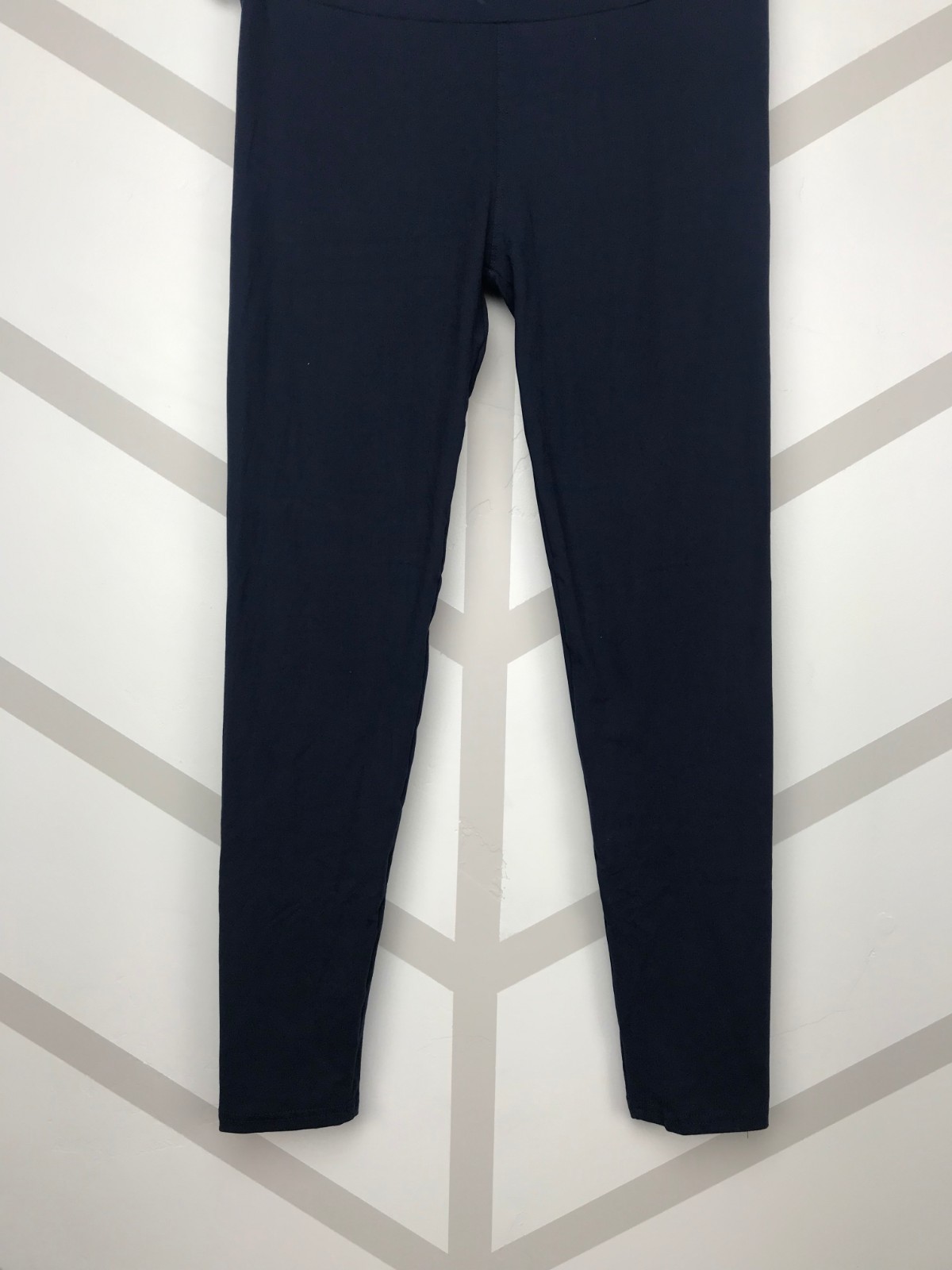 Classic Solid Navy Blue Everyone Needs A Pair OS Yoga Waistband One Size