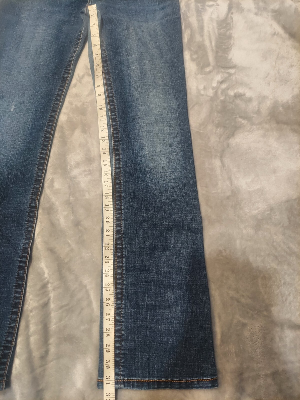 Women’s Wrangler 7 X 34 Willow Casual Jeans Blue Wide Leg Pants