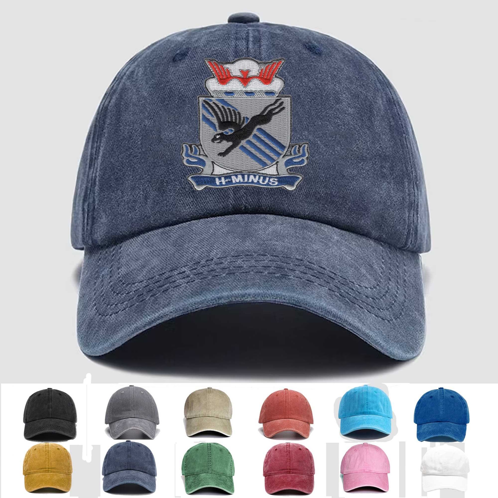 Embroidered Hat 505th Airborne Infantry Regiment H-Minus Vietnam, Veteran Cap