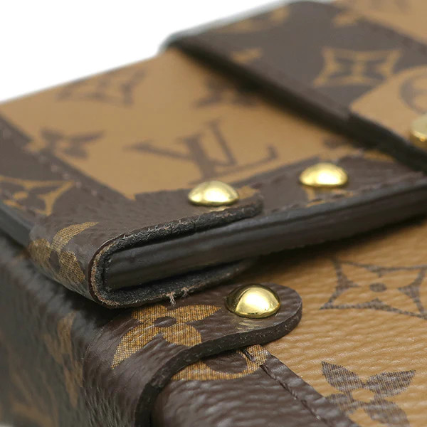 Louis Vuitton Pochette Trunk Vertical Shoulder Bag M67873 Monogram #HDB457