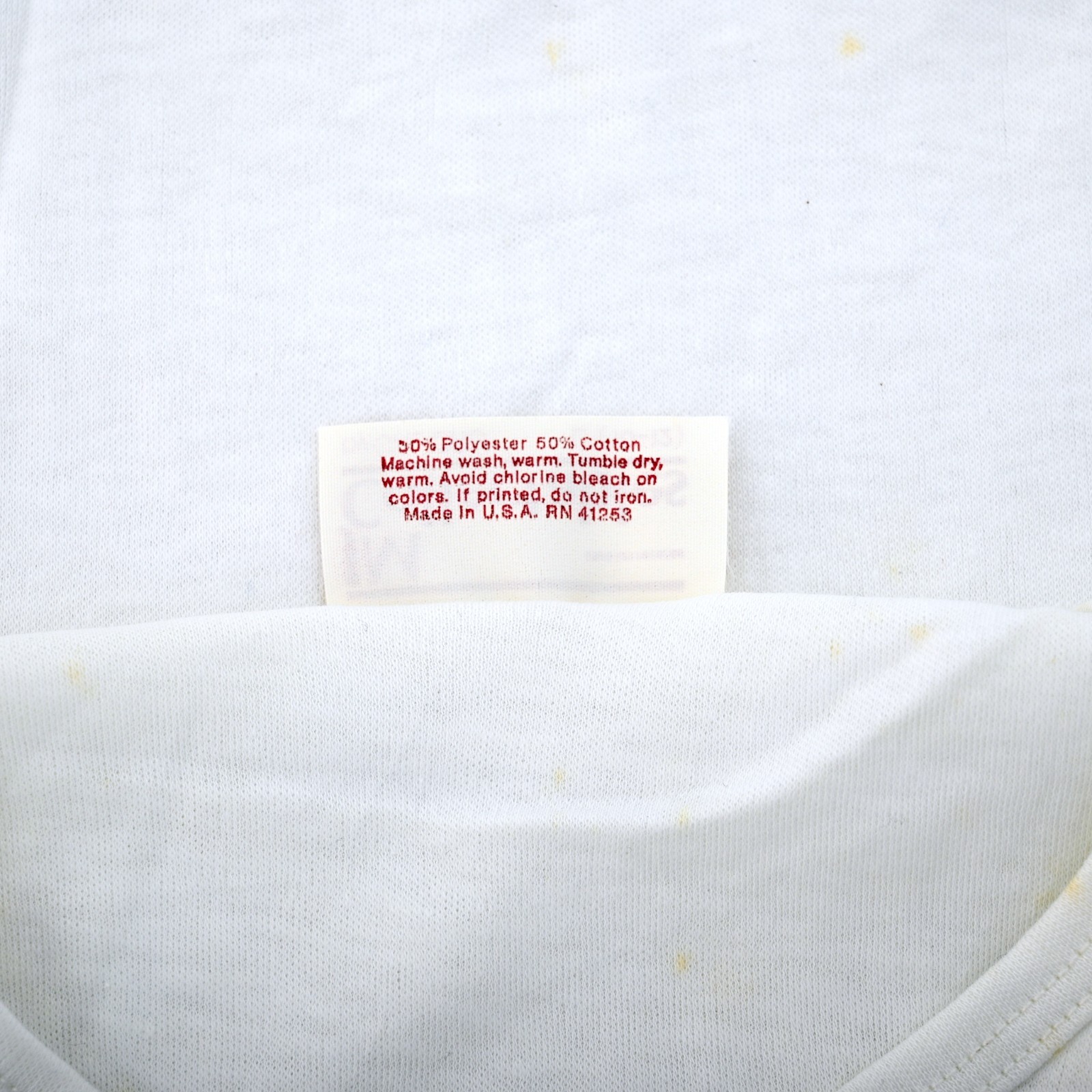 Vintage NOS JM Collectables by Cal Cru White T-Shirt Girl’s L (10-12) Cap Sleeve