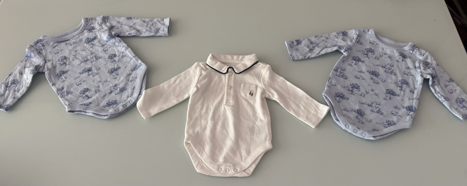 JANIE AND JACK Snow Cub Tan Cable Knit Romper Set Size 0/0-3Month