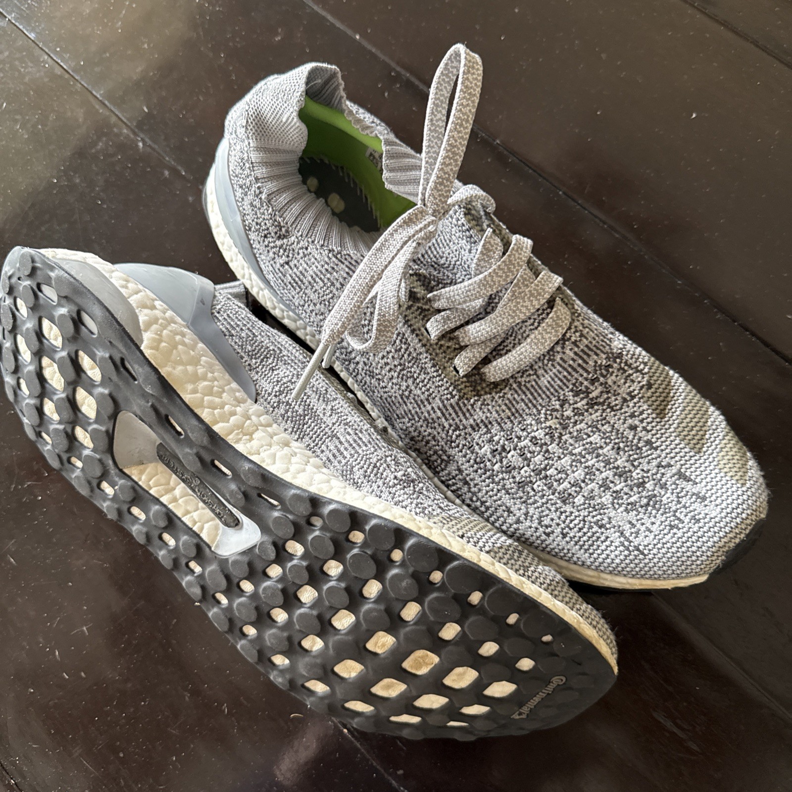 Size 11 – Adidas UltraBoost Uncaged Clear Grey – Pre-owned