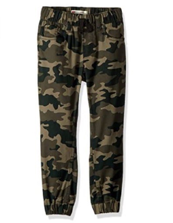 NEW Levi’s Boys Camo Stretch Twill Jogger Size 8 Reg 24W x 25L