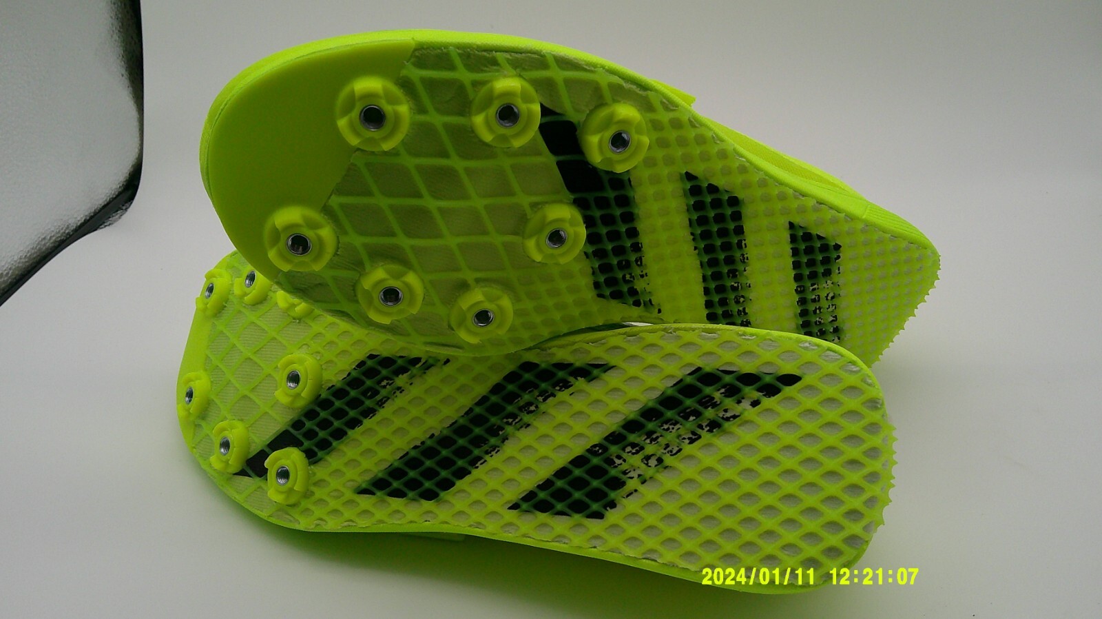 Size 13 – adidas Adizero Triple Jump Solar Yellow Aqua