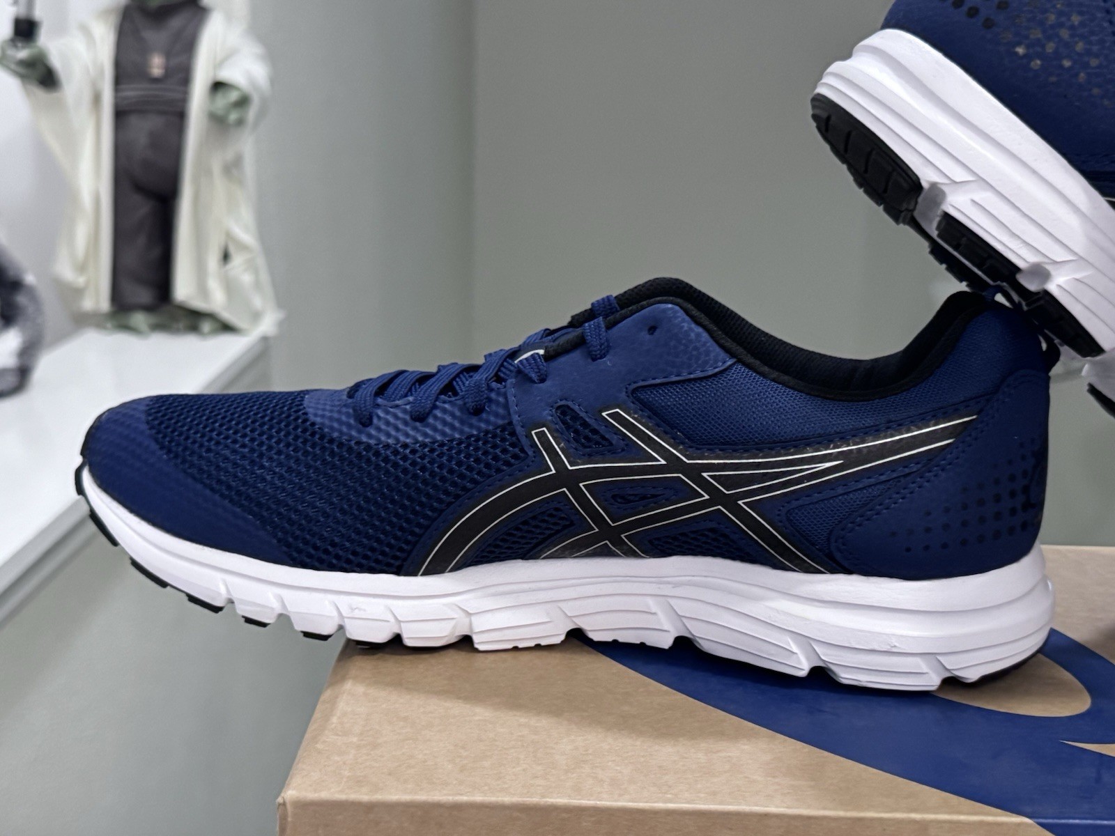 ASICS Gel-33 Run Blue Expanse Black Running Men’s 11 Shoes 1011B438-402