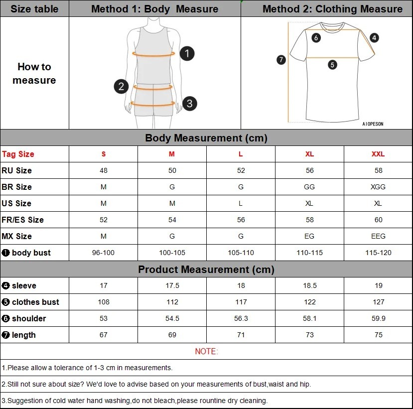 AIOPESON Men’s Cotton O-Neck Soft Touch Comfortable Tee Solid Color 8 Colors Bre