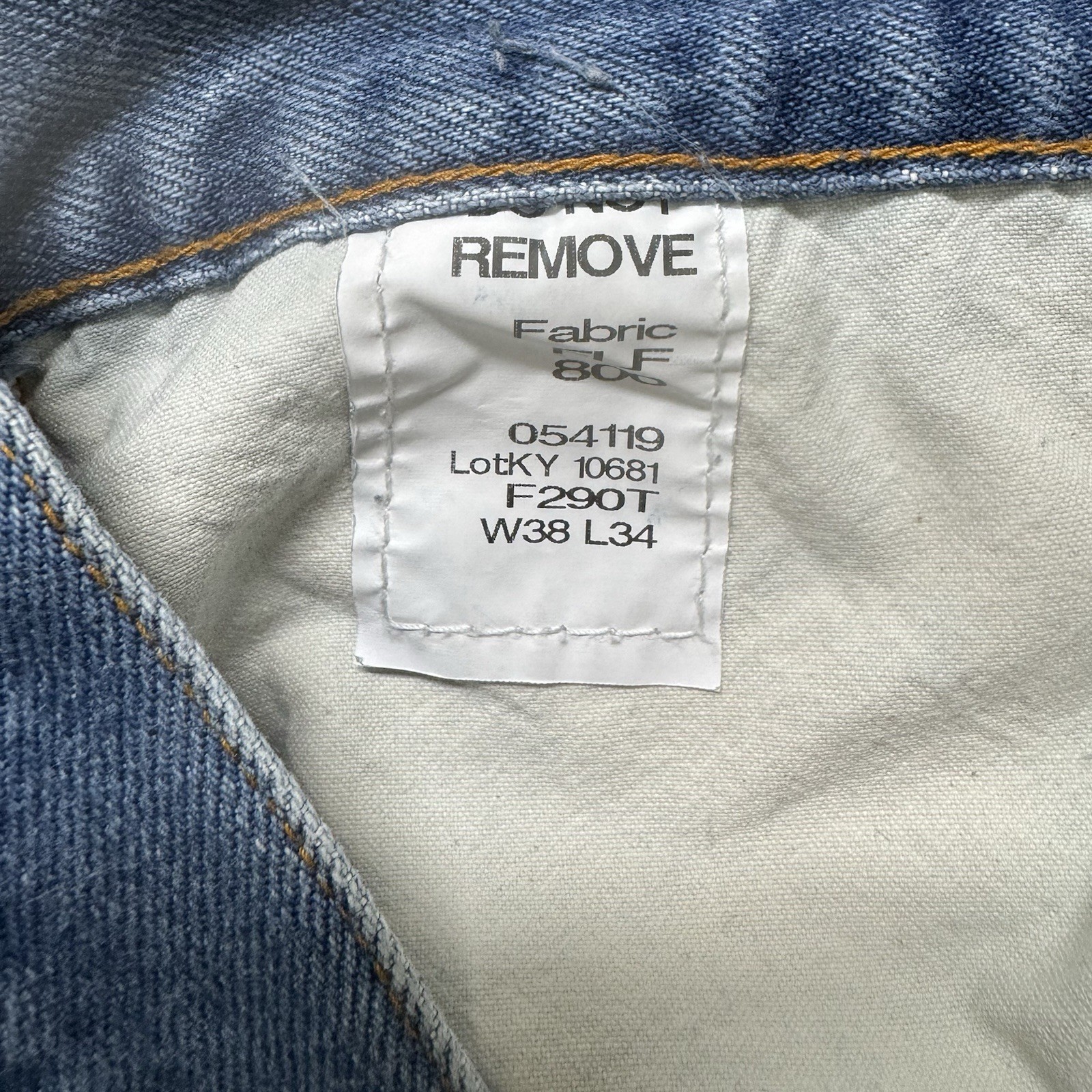 Tyndale FR Flame Resist F290T Relaxed Fit Denim Carpenter Jeans Men’s 38×32