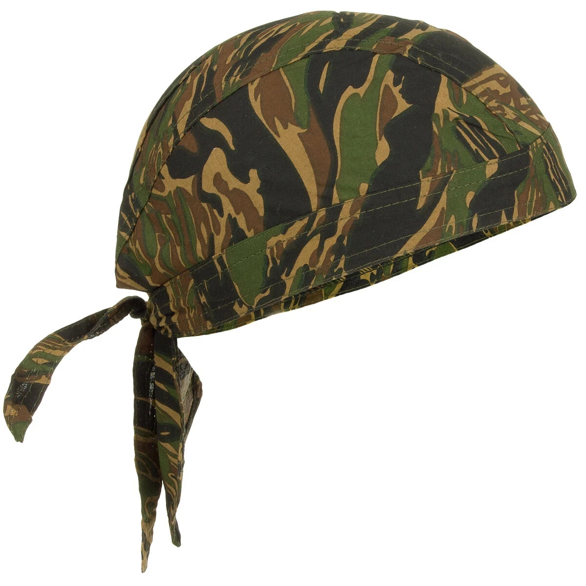 4pc Do Rag Skull Cap Set Camo Cotton Du Head Wrap Paintball /Airsoft Bandana