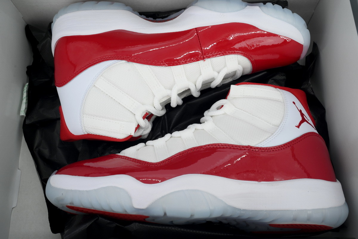 New Air Jordan 11 Cherry 2022 Men’s Shoes Red White Size8-12
