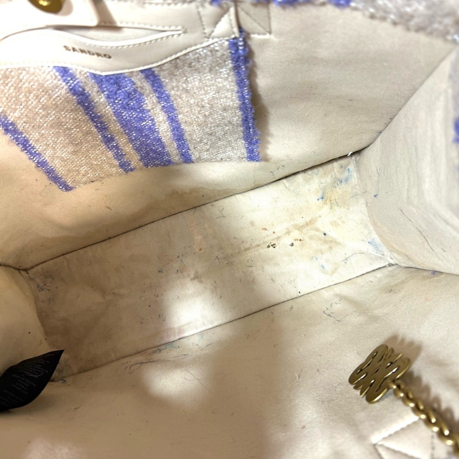 Sandro Stripy Kasbah tote bag